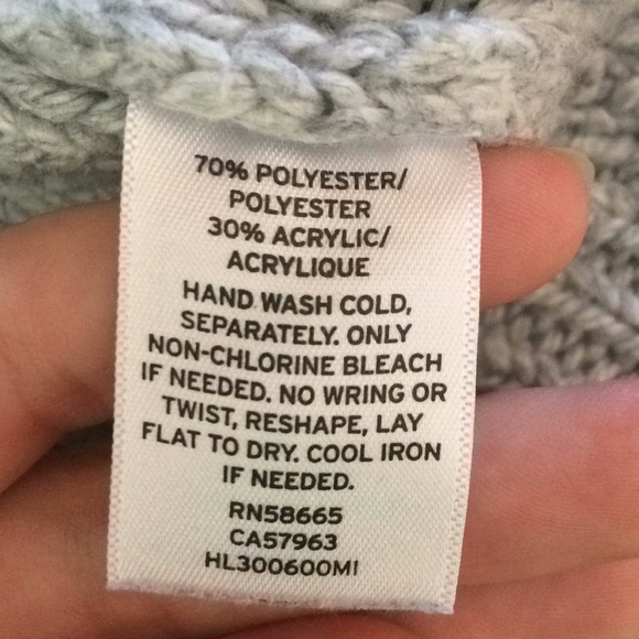 Chunky Knit Cable Knit Sweater Gray - Picture 5 of 5